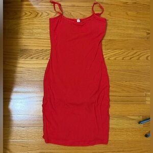 Red Sleeveless Dress